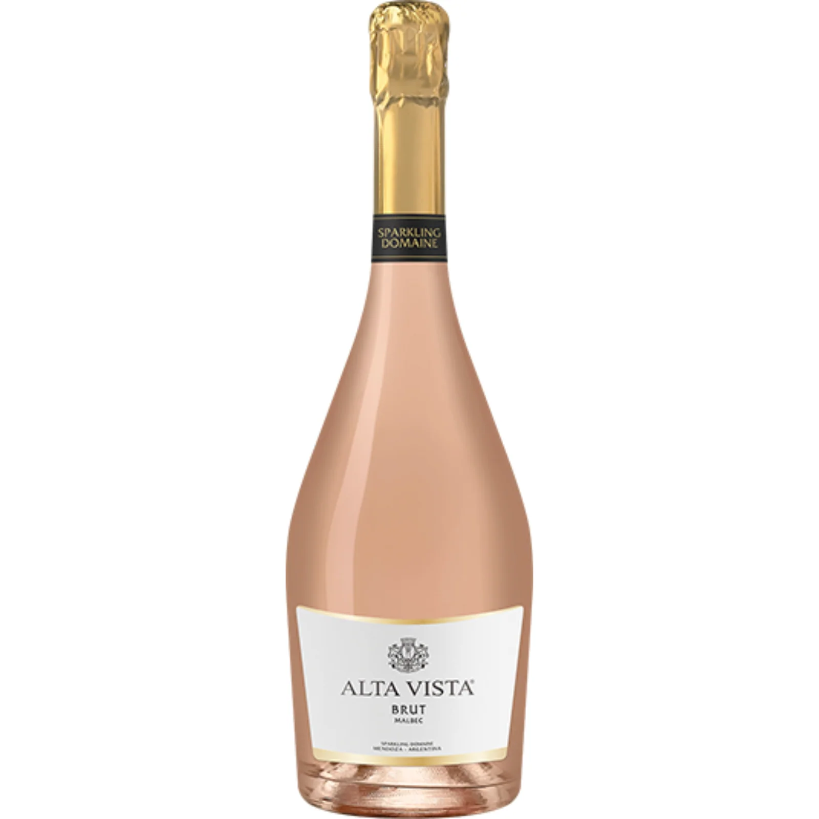 Alta Vista Malbec Rose Brut, Mendoza, Argentina NV Case (6x750ml)