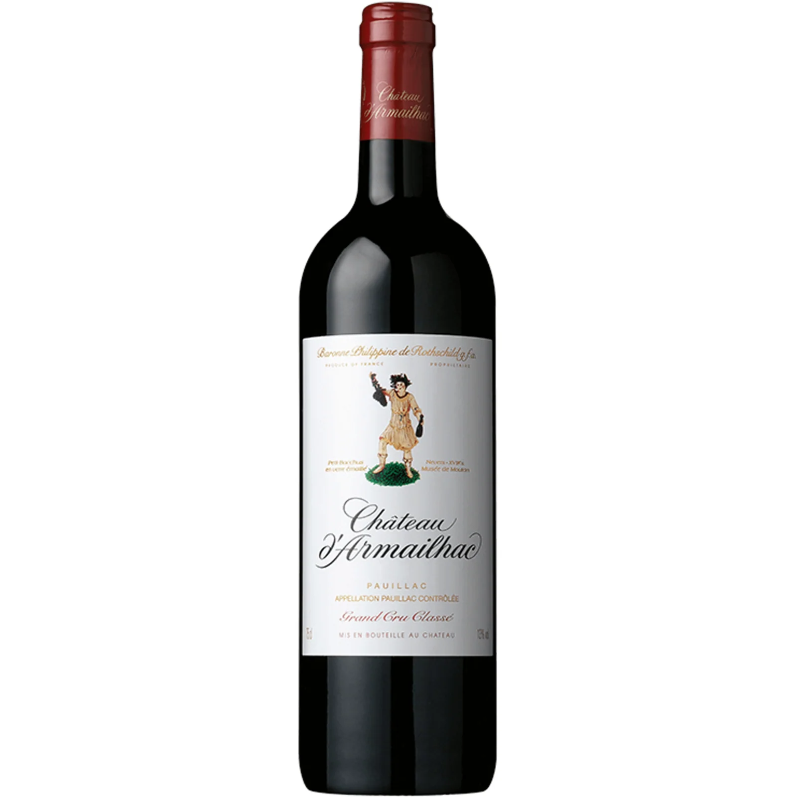 Baron Philippe d'Armailhac 2016-Full-Bodied Bordeaux, France