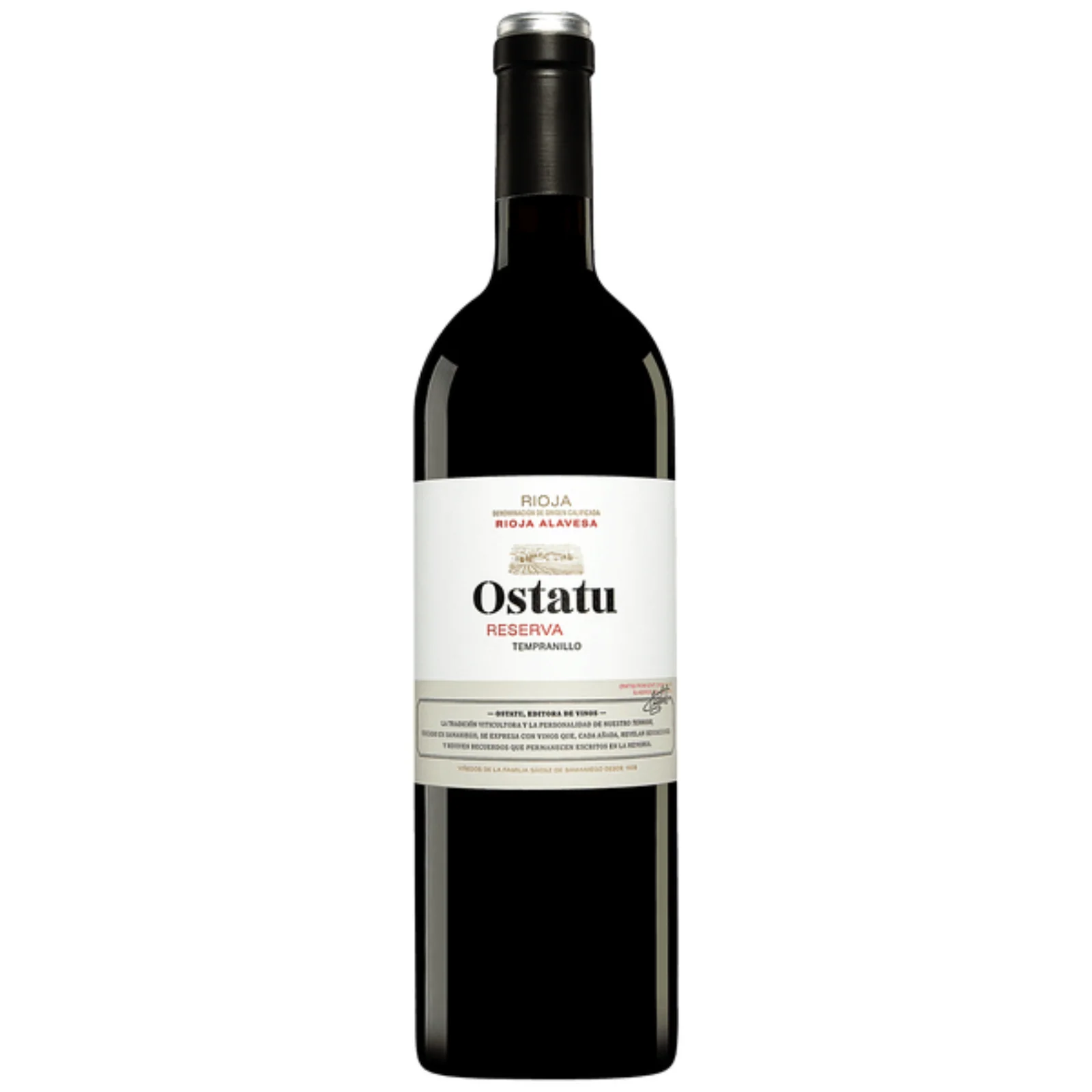 Bodegas Ostatu Reserva, Rioja DOCa, Spain 2018