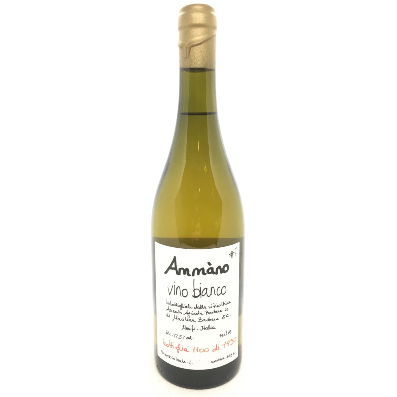 Cantine Barbera 'Ammano' Bianco, Sicily, Italy NV Case (6x750ml)