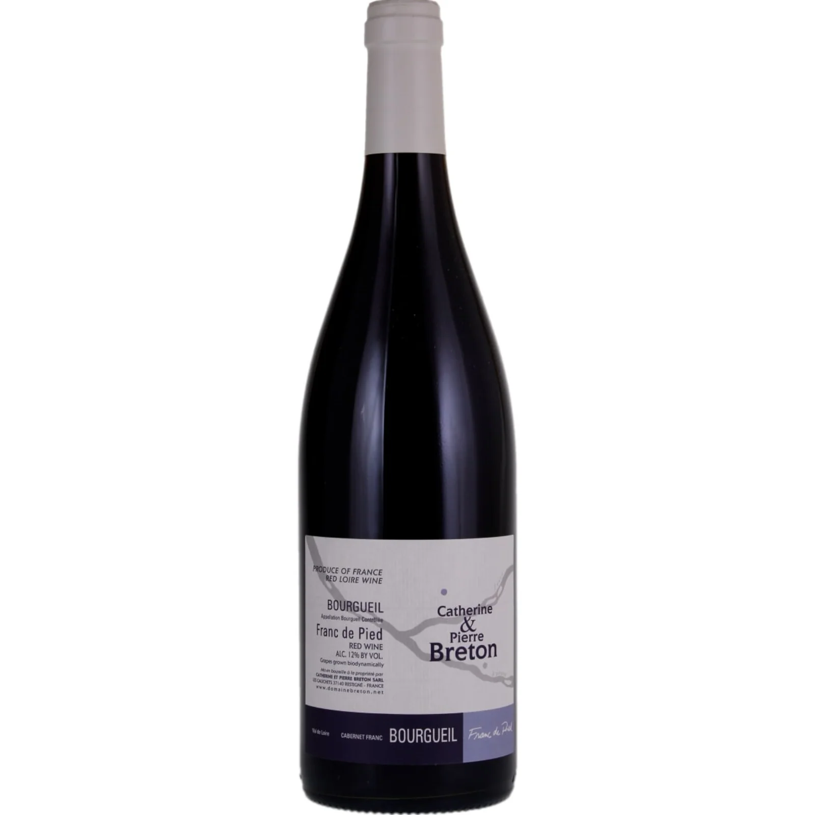 Catherine et Pierre Breton Bourgueil Franc de Pied, Loire, France 2021