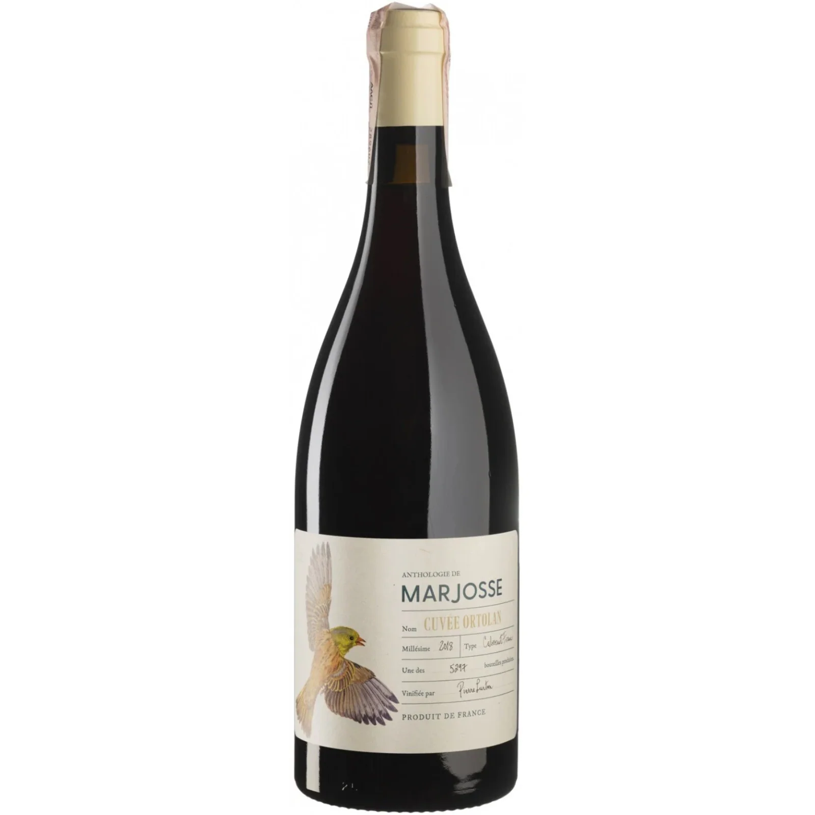 Chateau Marjosse Anthologie de Marjosse 'Cuvee Ortolan', Vin de France 2019