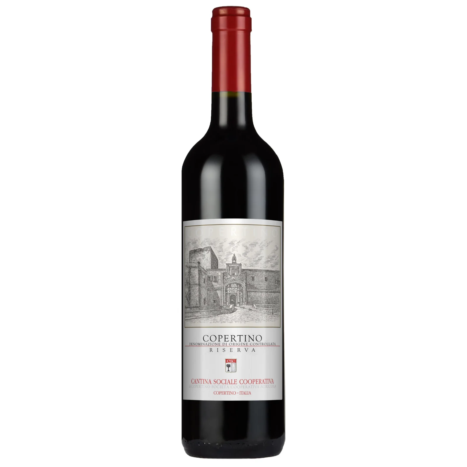 Cupertinum Cantina Sociale Cooperativa di Copertino Rosso Riserva, Puglia, Italy 2015