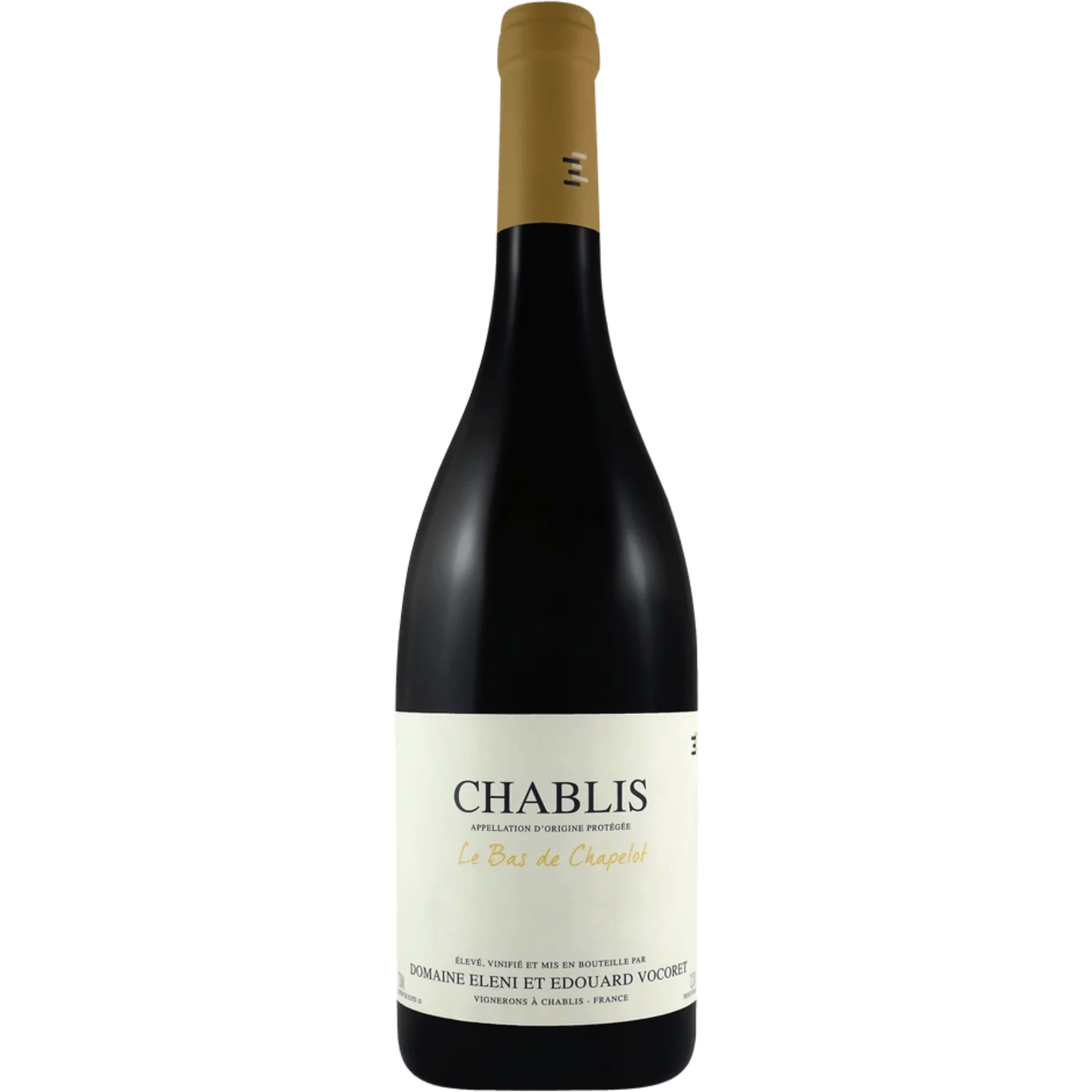 Domaine Eleni et Edouard Vocoret Chablis Le Bas de Chapelot, Burgundy, France 2021