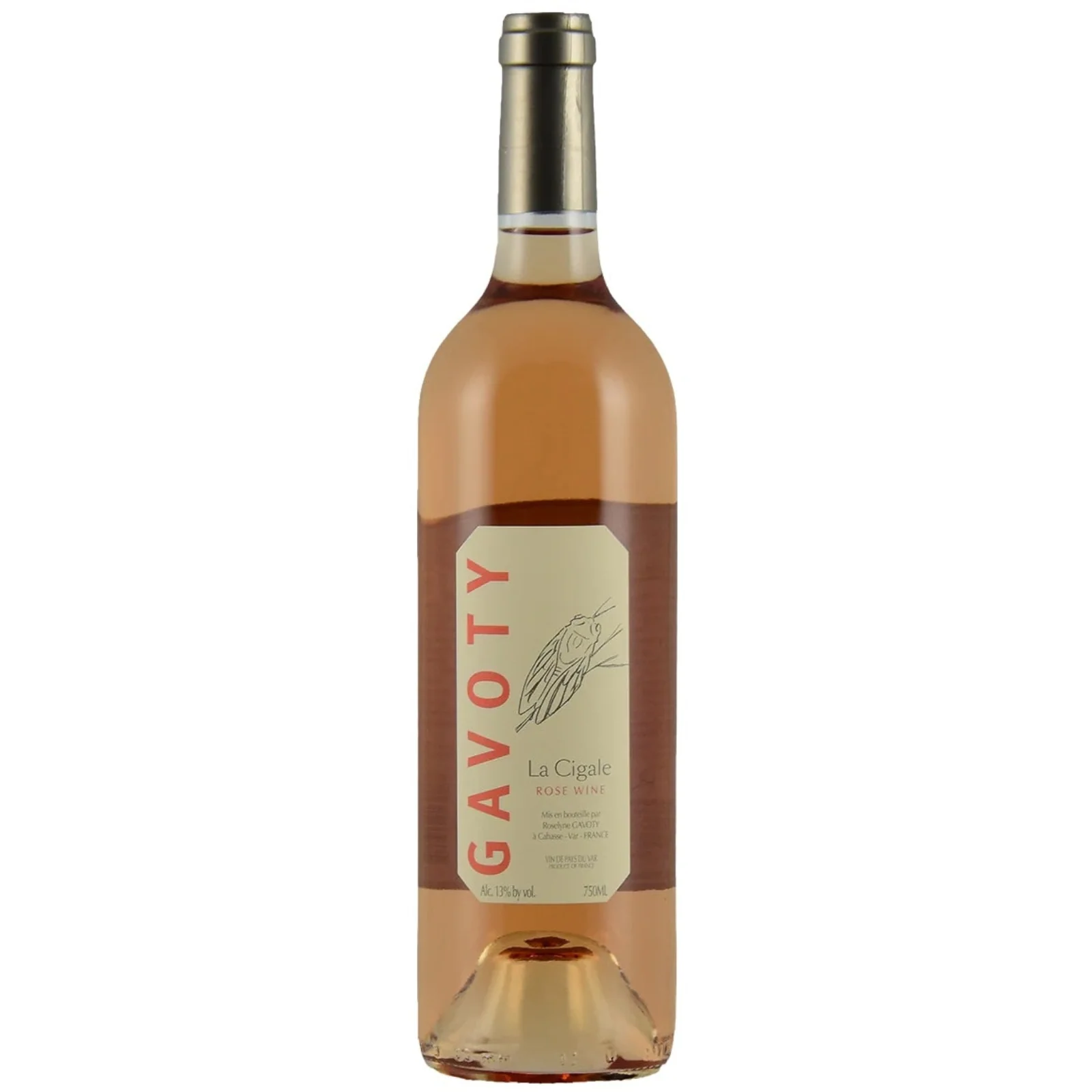 Domaine Gavoty La Cigale Rose, IGP Var, France 2024 Case (6x750ml)