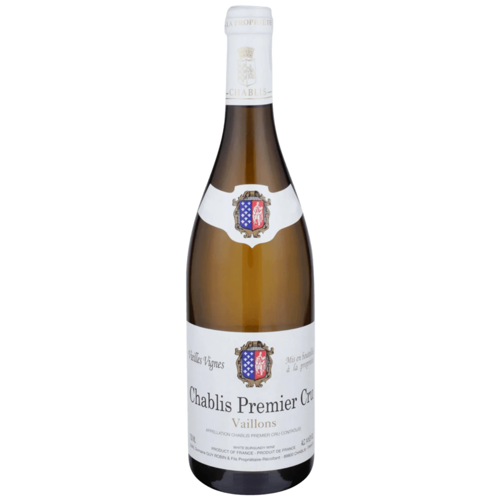 Domaine Guy Robin Vaillons, Chablis Premier Cru, France 2020