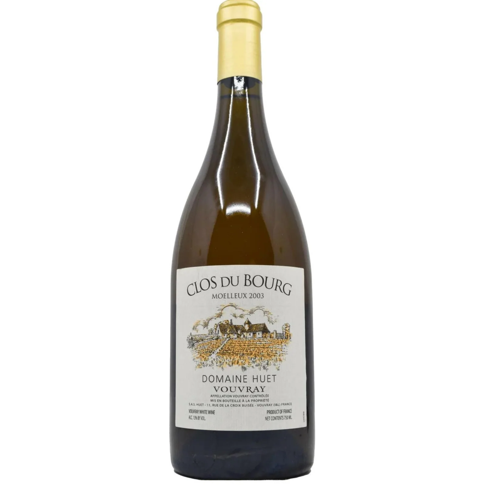 Domaine Huet Vouvray 'Clos du Bourg' Moelleux, Loire, France 2003