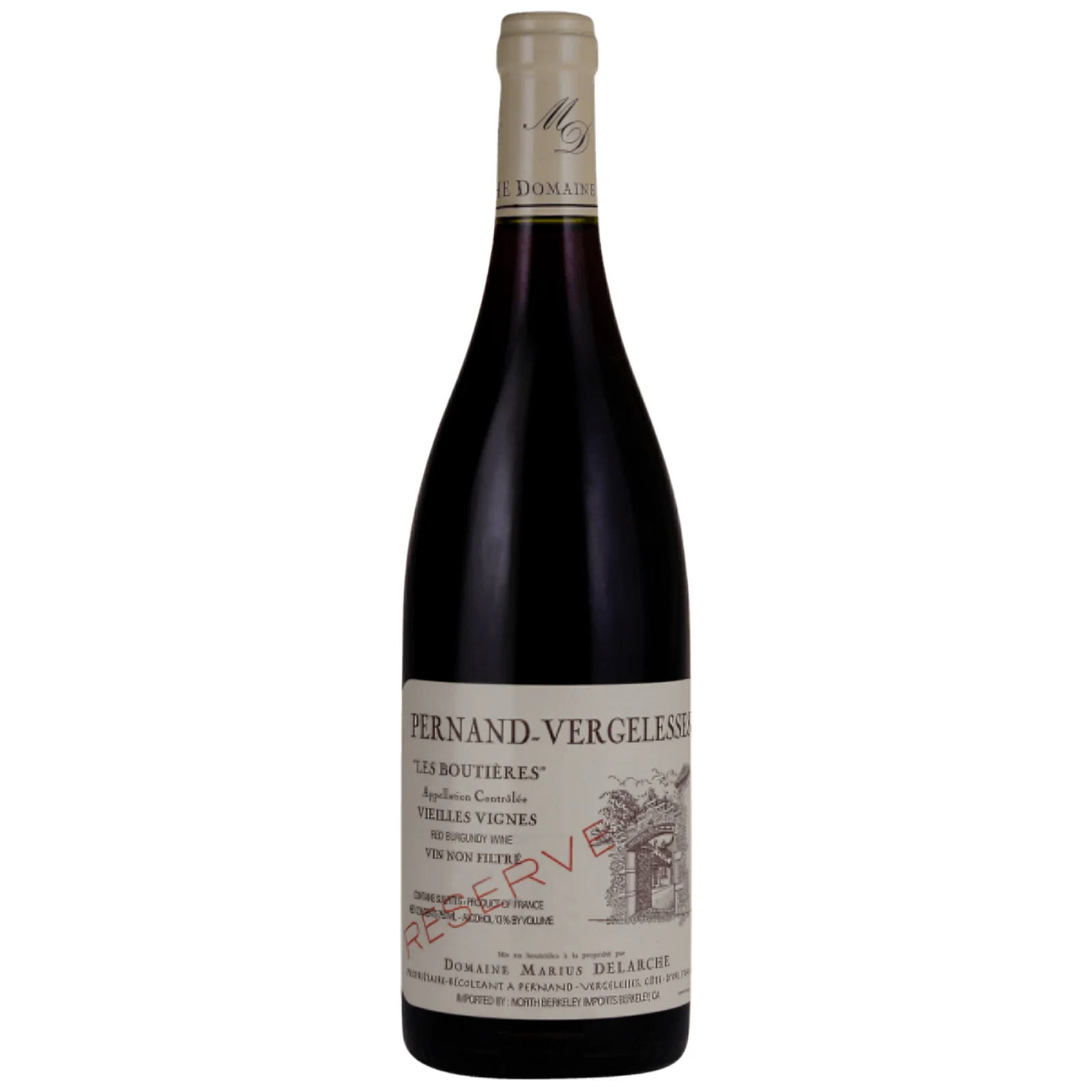 Domaine Etienne Delarche Pernand-Vergelesses Les Boutieres Vieilles Vignes Reserve, Cote de Beaune, France 2019