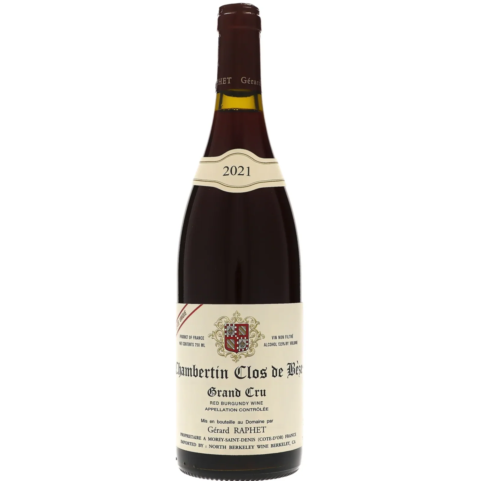 Gerard Raphet Chambertin Clos-de-Beze Grand Cru 'Cuvee Unique', Cote de Nuits, France 2021