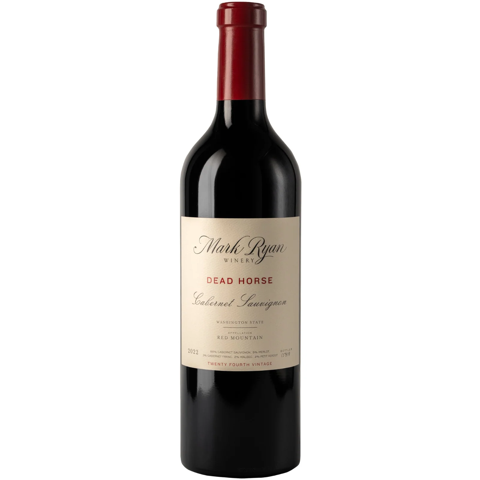 2022 | Mark Ryan Dead Horse Cabernet Sauvignon | Red Mountain