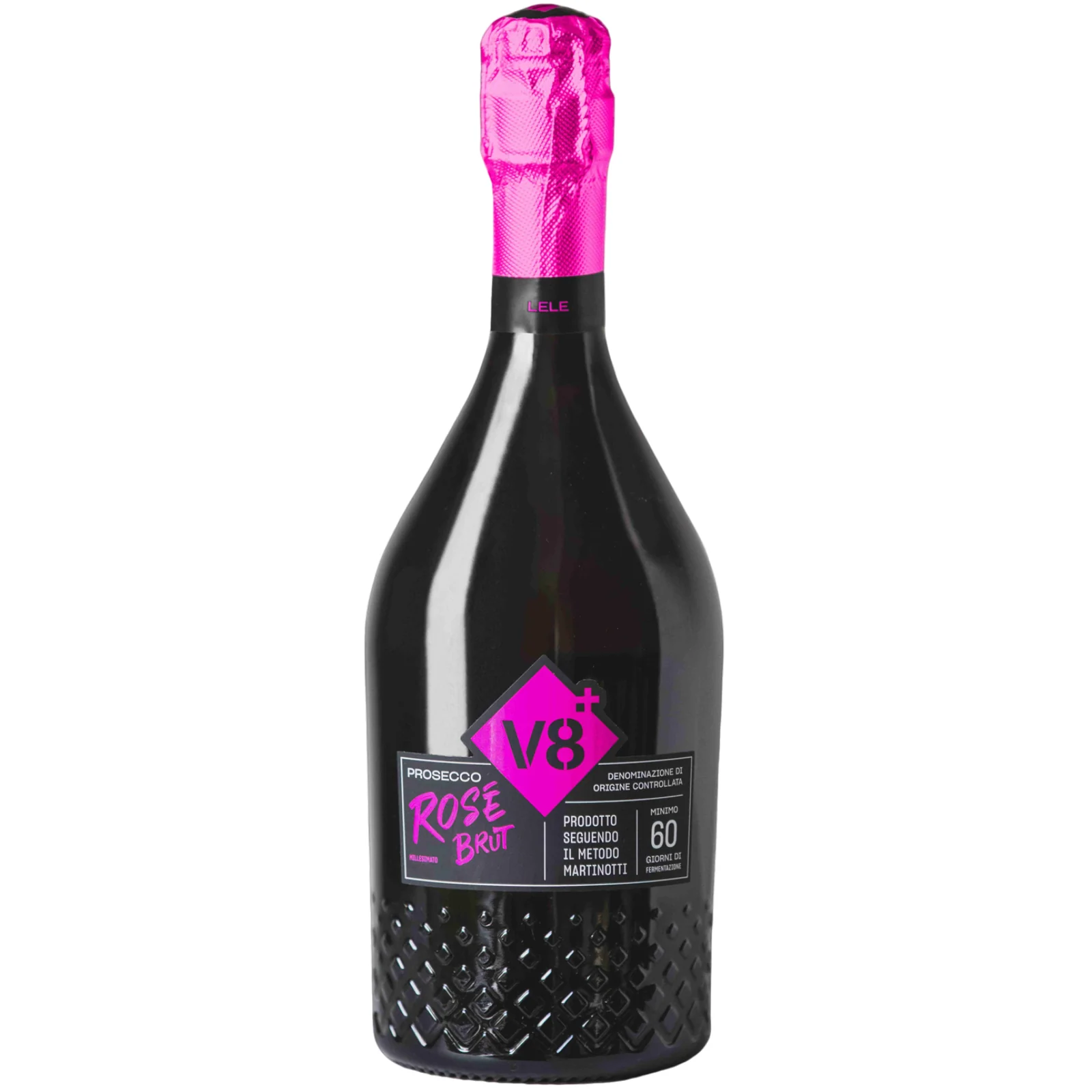 Ottopiu V8+ Vineyards 'Sior Lele' Spumante Rose Brut, Italy 2023 Case (6x750ml)