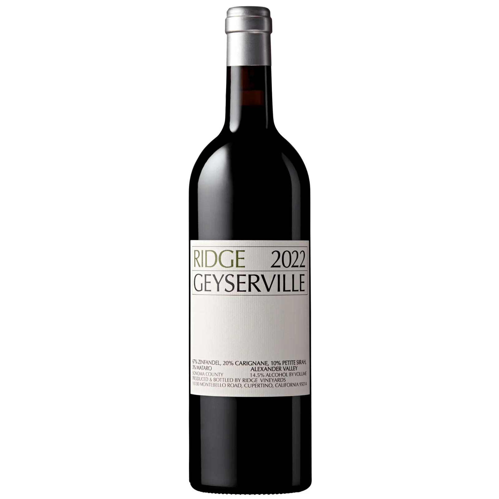 2022 Ridge Vineyards "Geyserville", Alexander Valley, USA