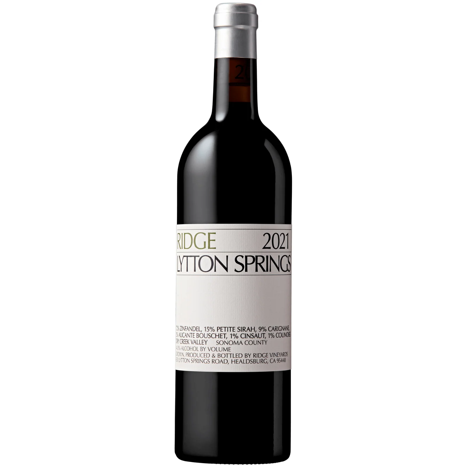2021 | Ridge Vineyards Lytton Springs | Dry Creek Valley