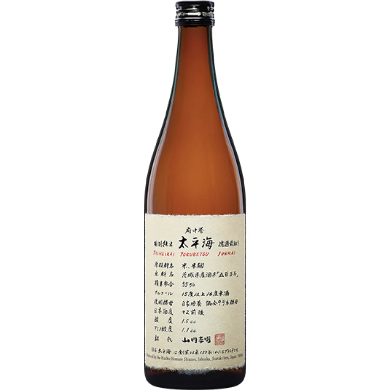 Taiheikai Tokubetsu Junmai Sake, Japan NV 720ml