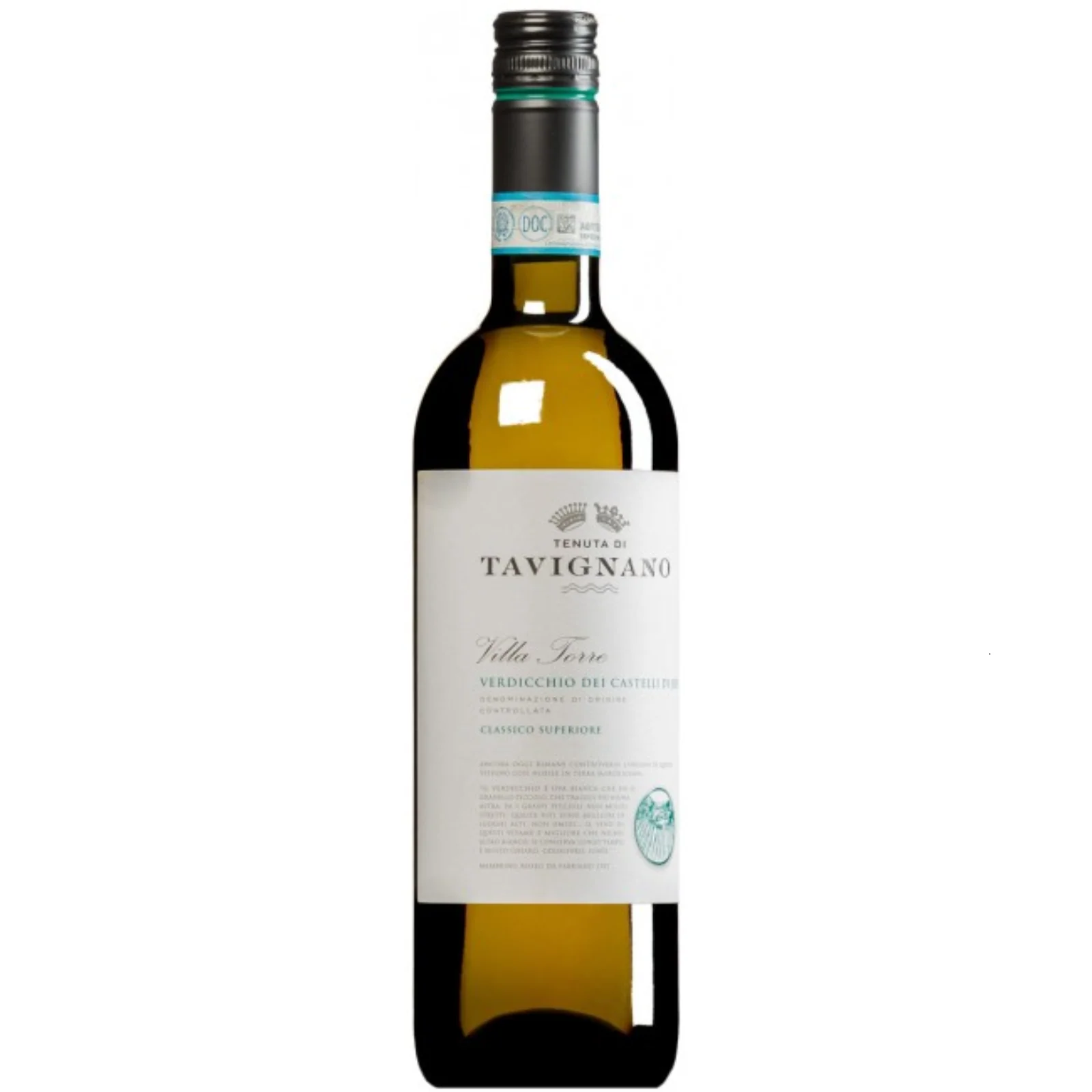 Tenuta di Tavignano 'Villa Torre' Verdicchio dei Castelli di Jesi Classico Superiore, Marche, Italy 2023 Case (6x750ml)