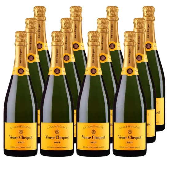 Veuve Clicquot Ponsardin Yellow Label Brut Champagne, France CASE