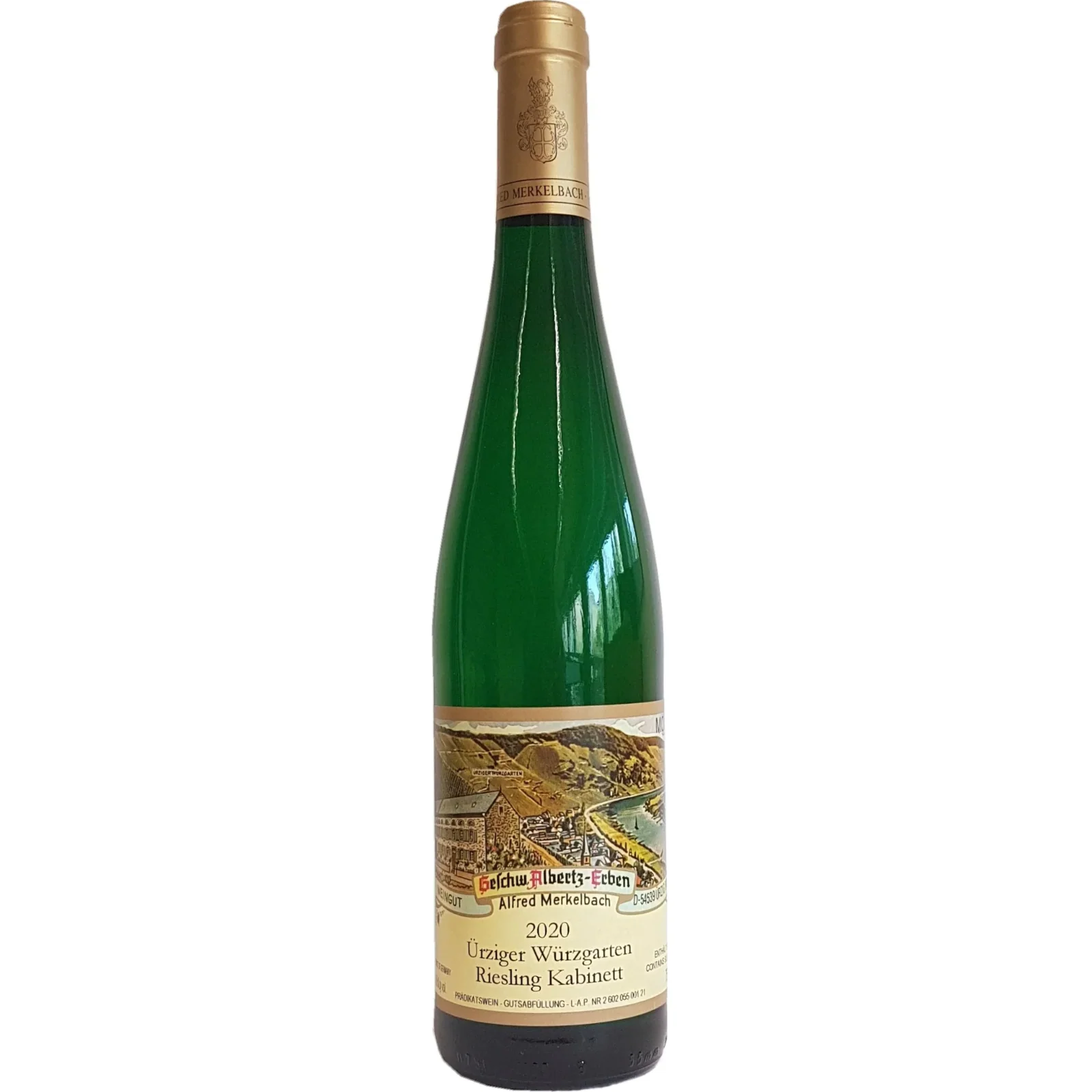 Weingut Alfred Merkelbach Urziger Wurzgarten Riesling Kabinett, Mosel, Germany 2020