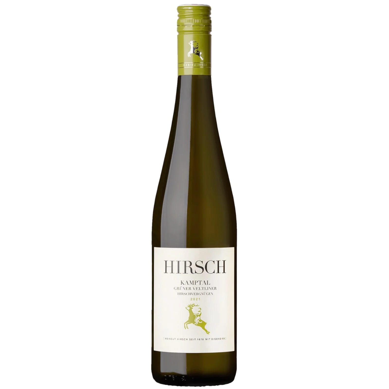 Weingut Hirsch Nr. 1 - Trinkvergnugen - Hirschvergnugen Gruner Veltliner, Kamptal, Austria 2021 Case (6x750ml)